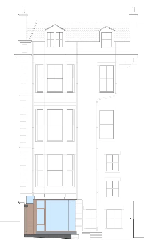 David Blaikie Architects_Learmonth Terrace Elevation