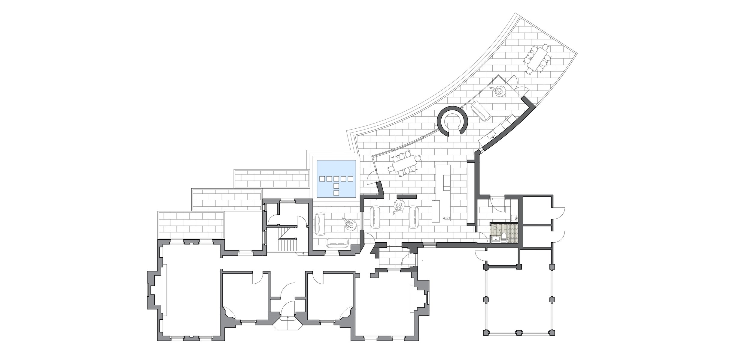 Glenwood -Ground Floor Plan - David Blaikie Architects