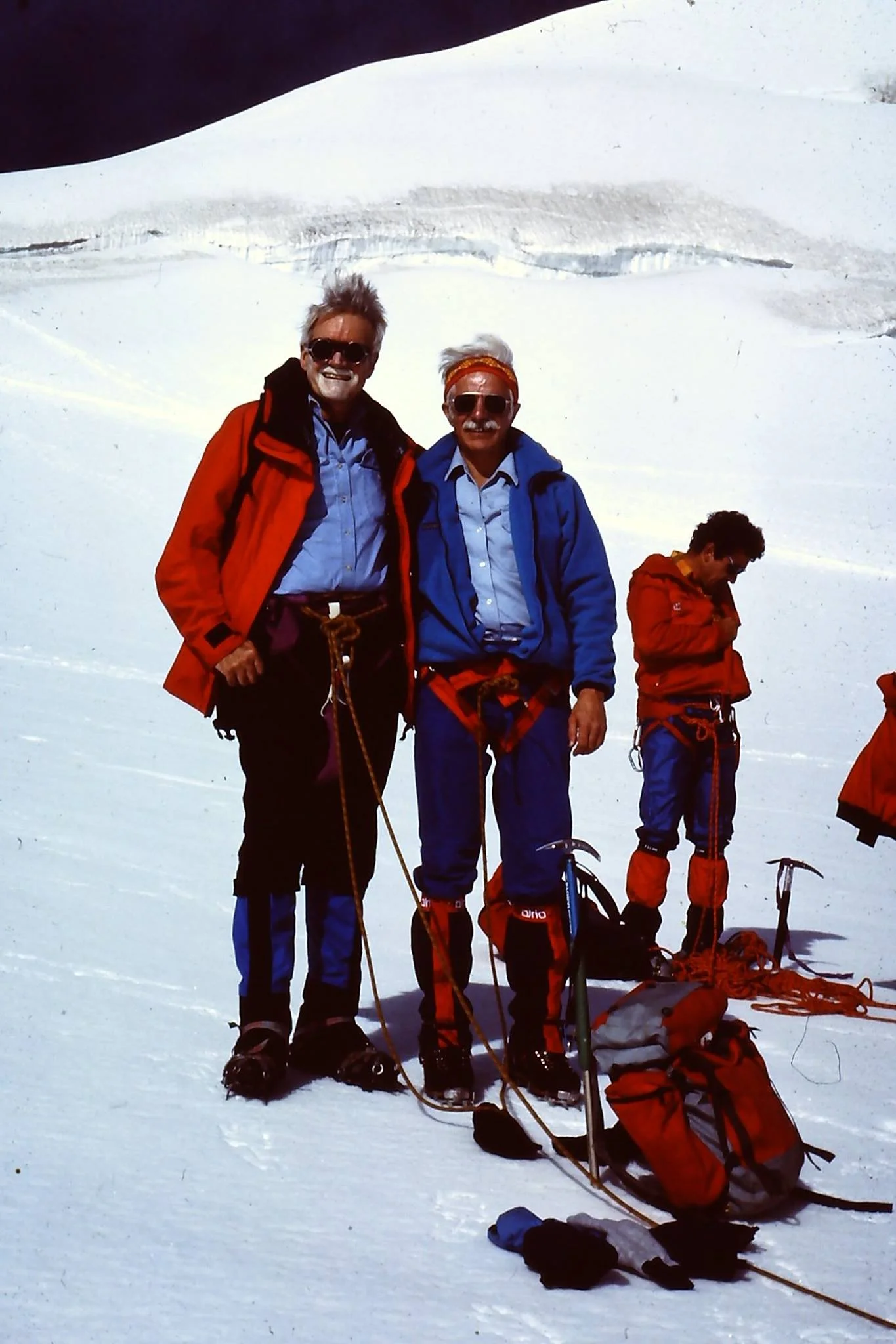 Two original tough guys: Dave Fitzgerald, and Kar Richter