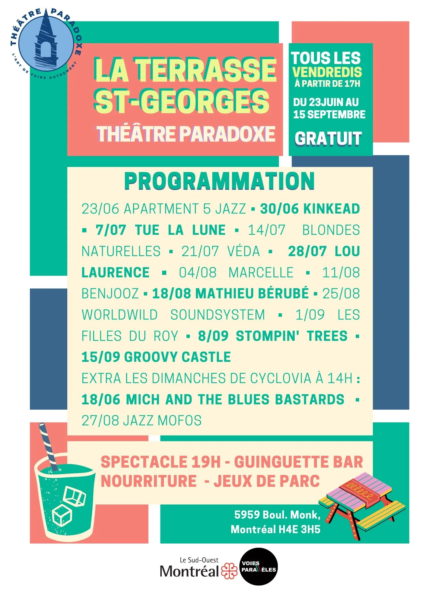 à la Terrasse St-Georges