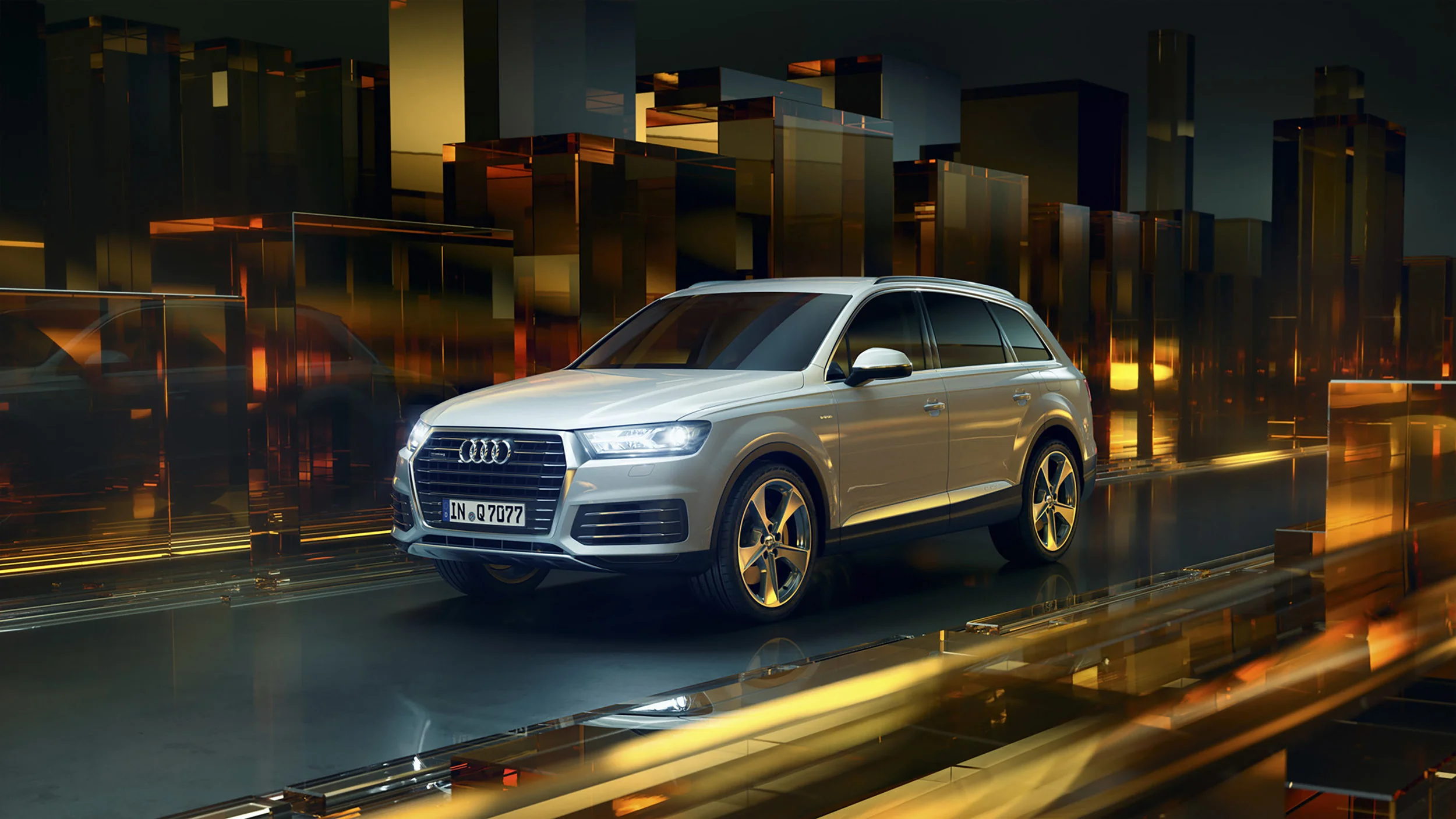 Audi Q7 high-end full CGI image