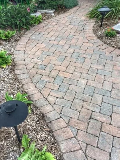 brick sidewalk