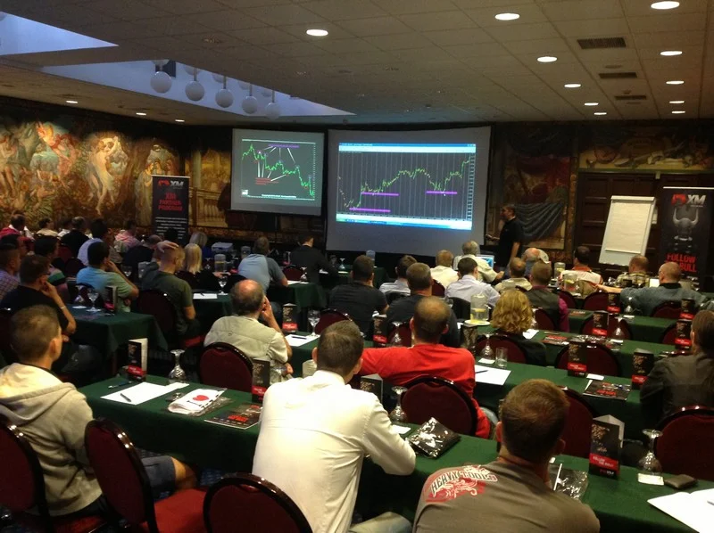 This would usually be your view during a seminar.