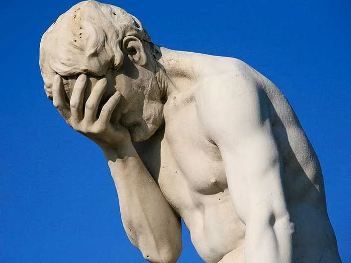 I can relate to this statue.