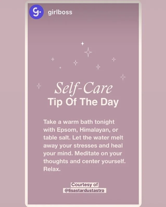 Self-Care Tip Of The Day