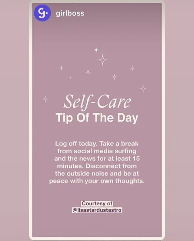 Self-Care Tip Of The Day