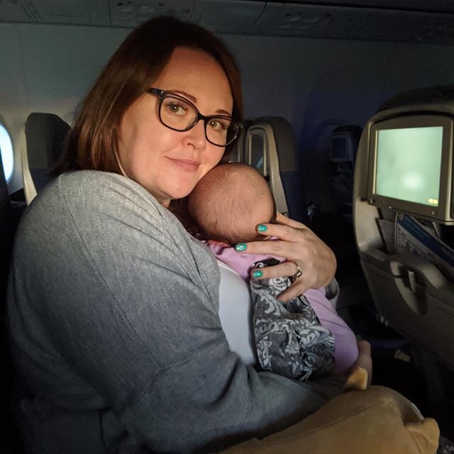 First flight with Ellie went almost perfectly! She smiled at everyone and didn&rsquo;t cry at all. She did blowout a diaper with all the poo she&rsquo;d been saving for 4 days, but you win some, you lose some. I&rsquo;m so excited for her to travel m