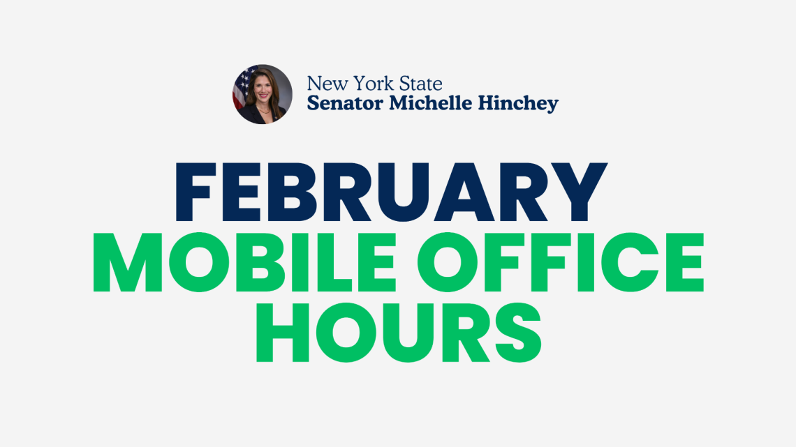 NYS Sen. Michelle Hinchey February Mobile Office Hours