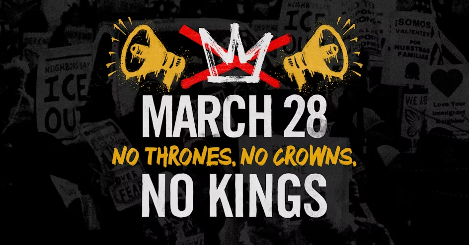 poster for No Kings 3 event