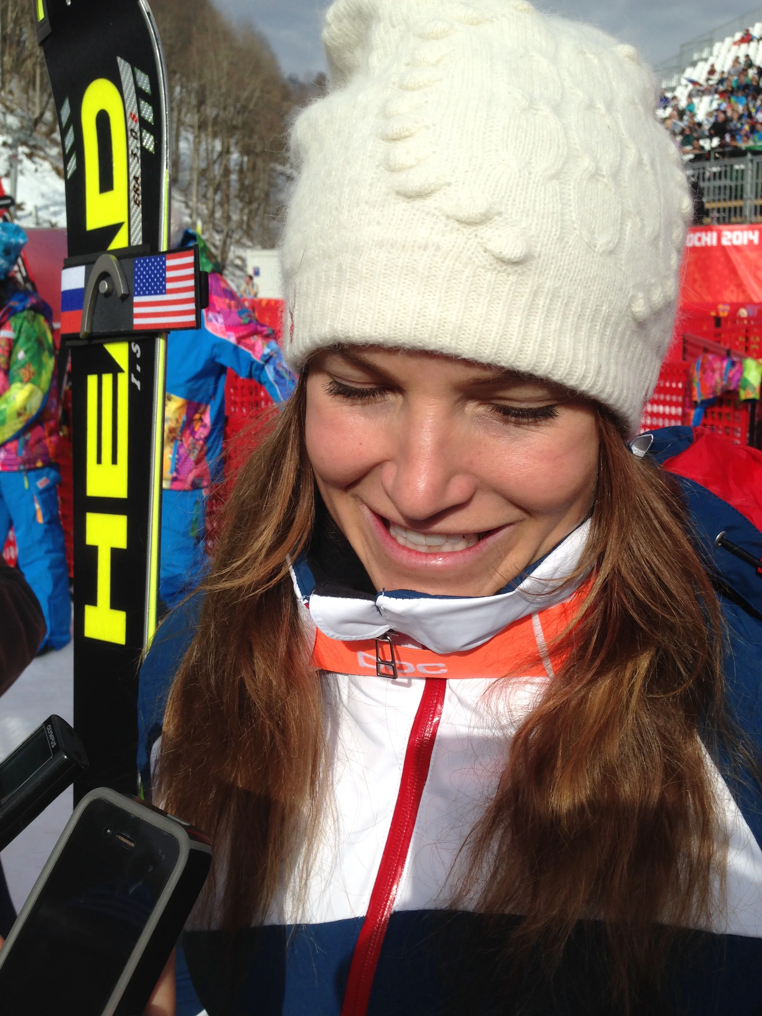 Julia: 'I got a medal today!'