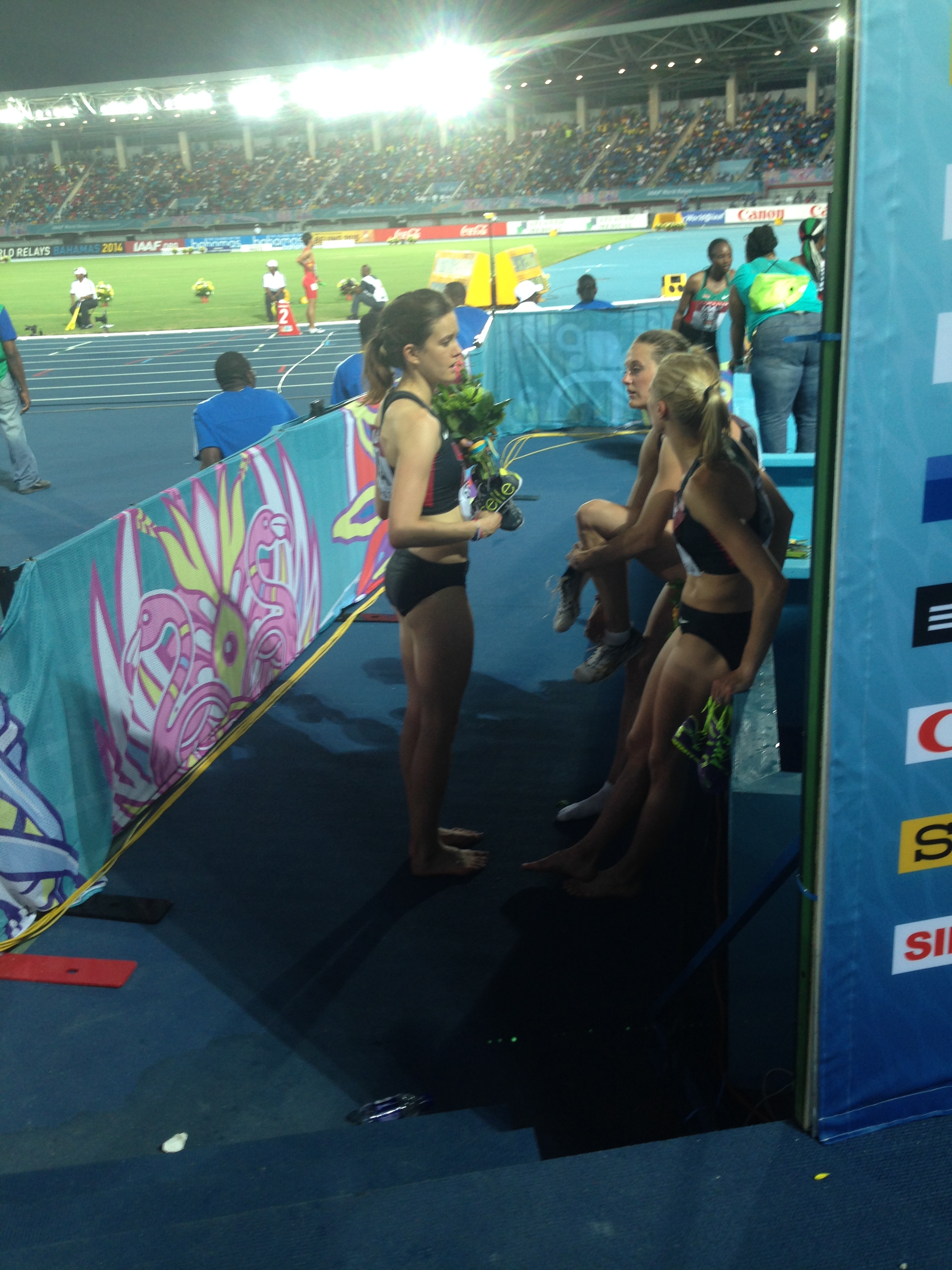 Relay oops -- U.S. does it again, twice