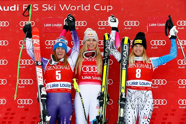 Second race back: Lindsey Vonn wins