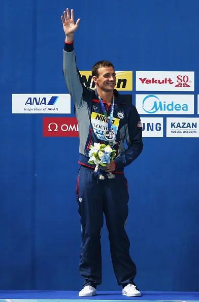 Lochte makes like it's 2009, or 2011, or 2013