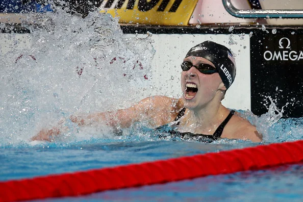 Ledecky's epic: 5 finals, 5 golds, 3 world records