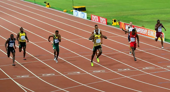 Rivals, respect: Bolt comes up big, again, in 200