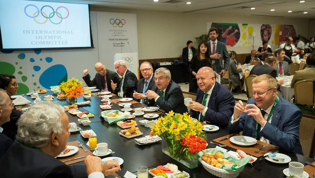 That post-closing ceremony thank-you breakfast // IOC