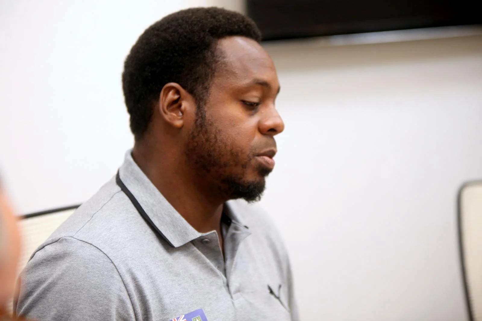 Steve Augustine, president of the British Virgin Islands track and field federation // Fernando Neris 