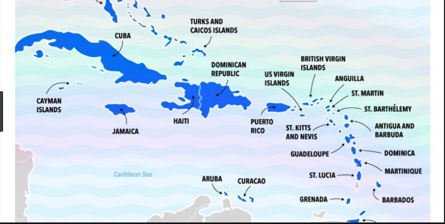 caribbean islands map Google Search.png