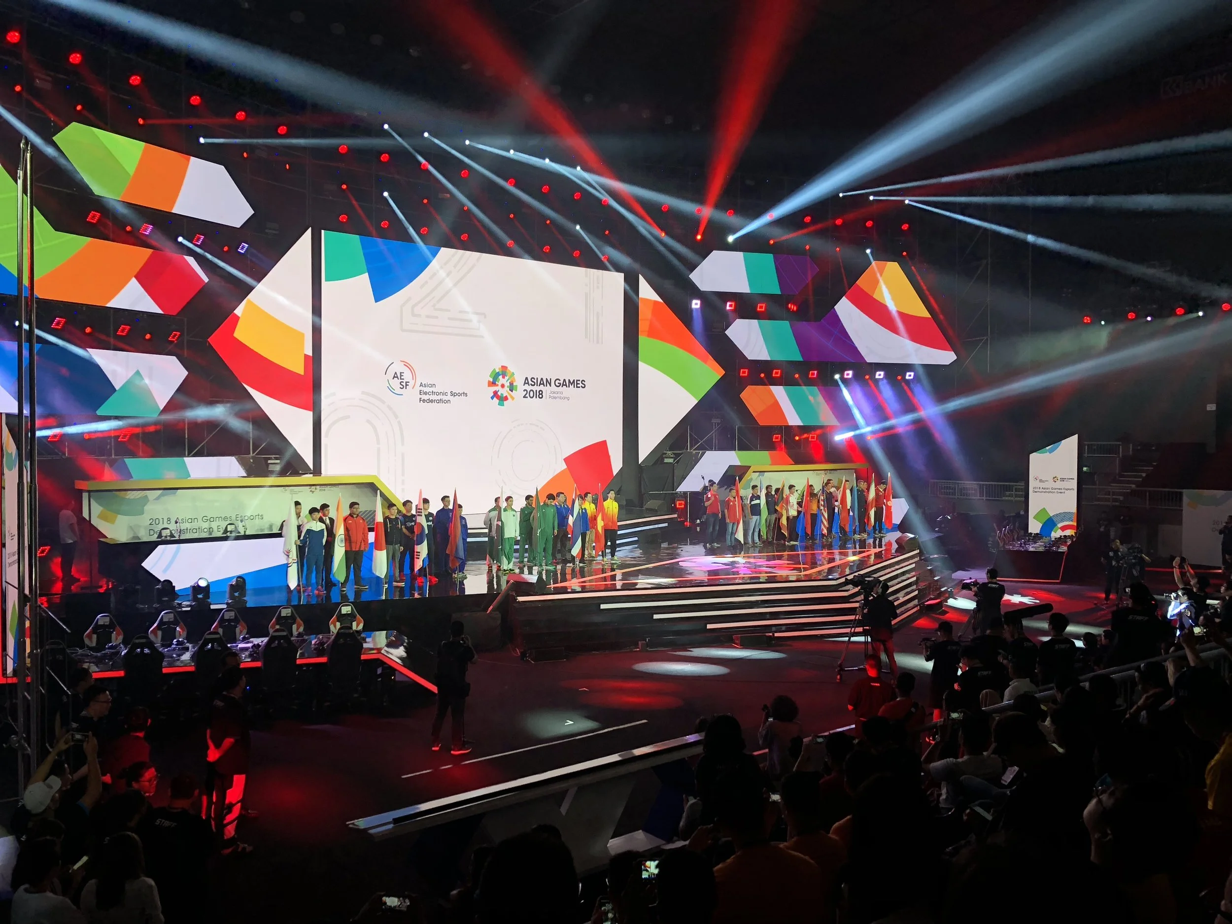 Setting the stage for esports -- now, which is visually and, just generally, more appealing? 
