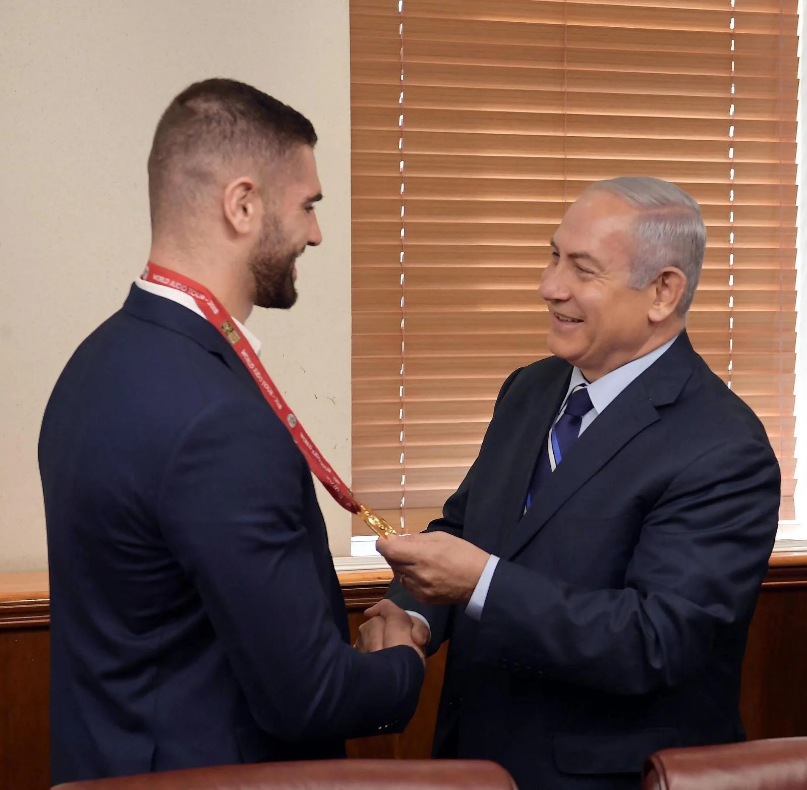 Paltchik with the prime minister // photo courtesy Peter Paltchik