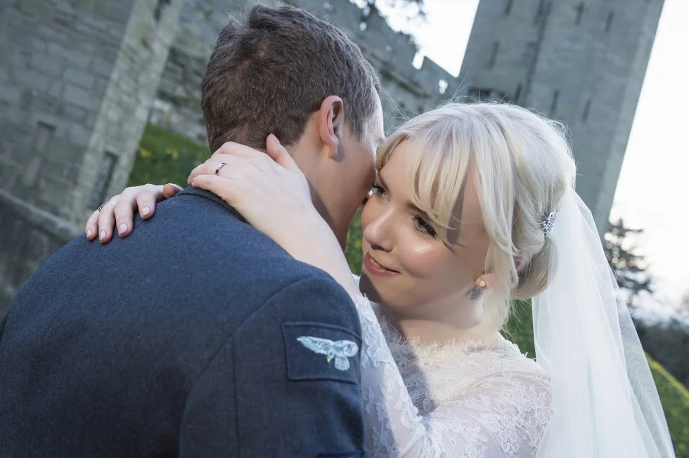bridal make-up at warwick castle