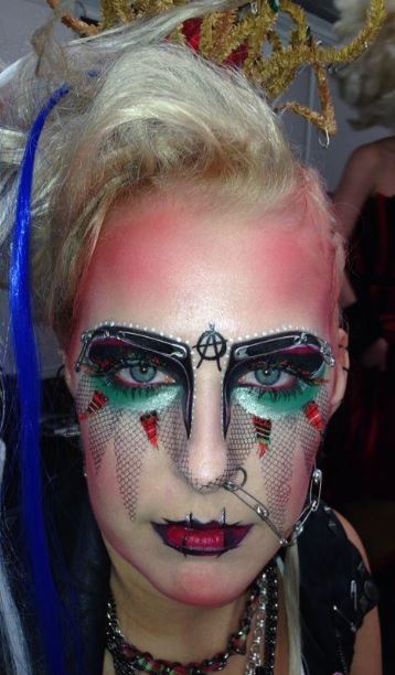 Award-winning look; 1st Place Make-up at the Art of Make-up Competition, Olympia Beauty, London 2013