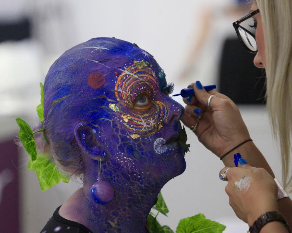 Award-winning look; 2nd Place Make-up at the Art of Make-up Competition, Olympia Beauty, London 2015