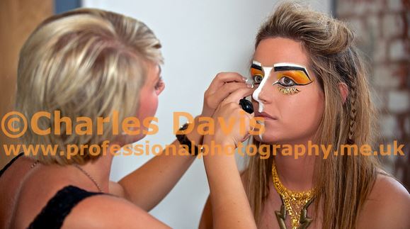 'Culture-Clash' make-up for the Midlands Fashion Awards make-up competition 2014