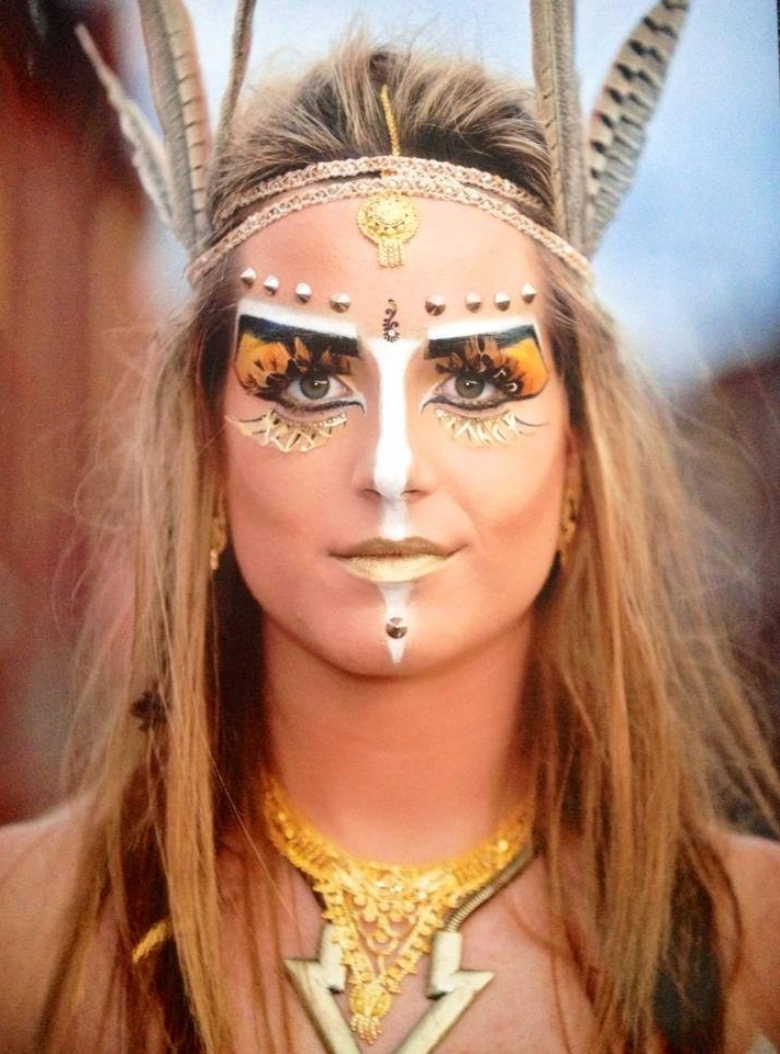 'Culture-Clash' make-up for the Midlands Fashion Awards make-up competition 2014