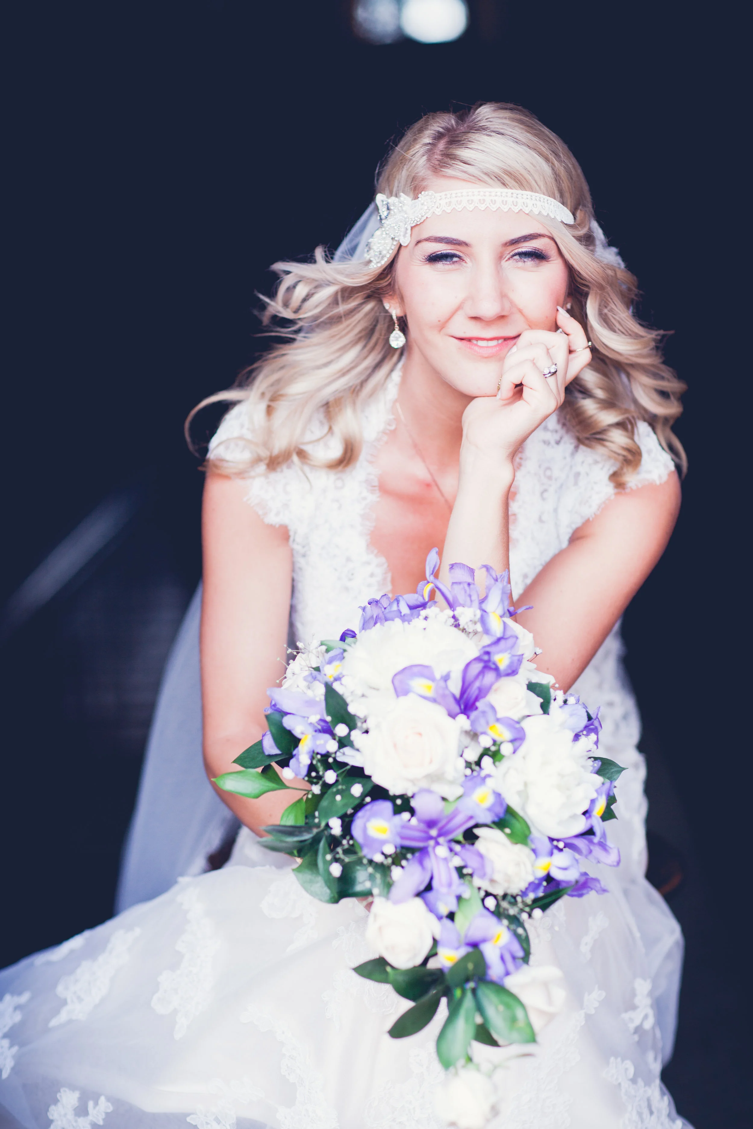 Me on my wedding day - Make-up by Rowena Wilson Make-up Artist (as I wanted to be pampered!)