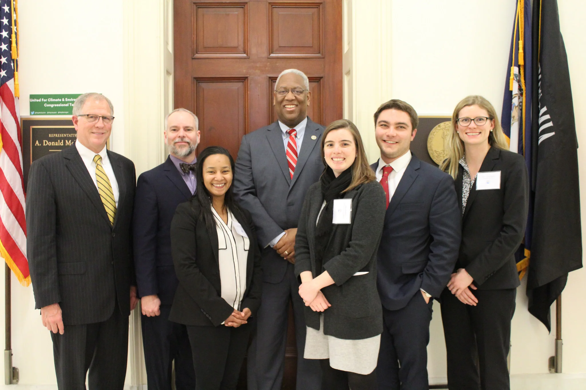 Congressman Donald McEachin (VA-04) met with our dedicated lobbyists.