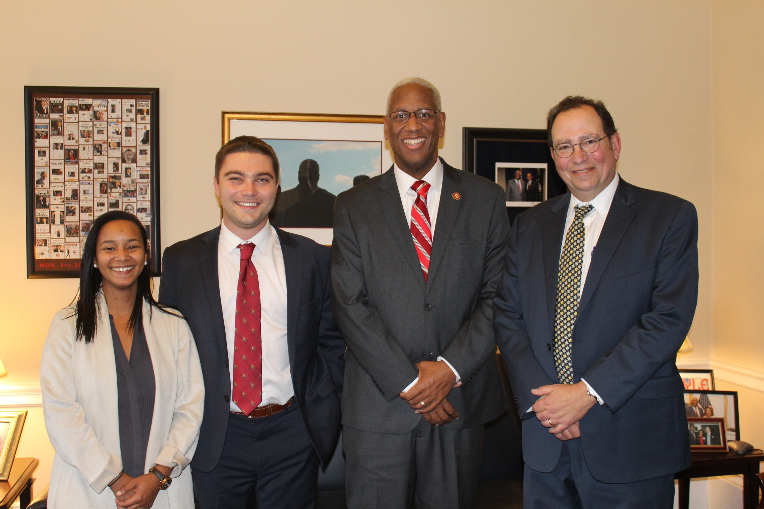  Congressman Donald McEachin with Choose Clean Water Coalition staff and members on the first day of Congress, Jan 3, 2019. 