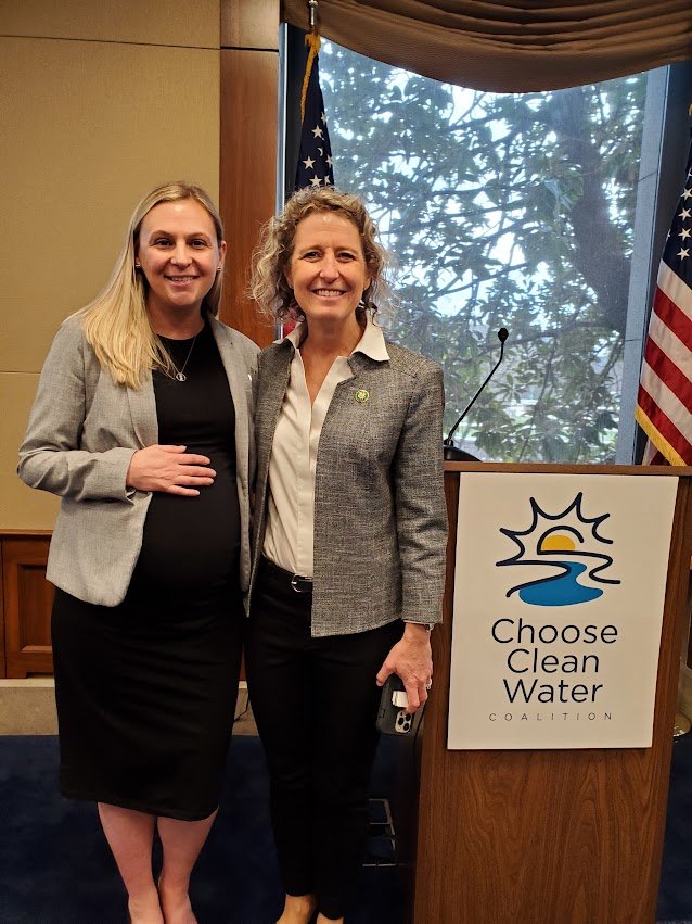  Coalition Director Kristin Reilly with Rep. Jen Kiggans (R-VA) 