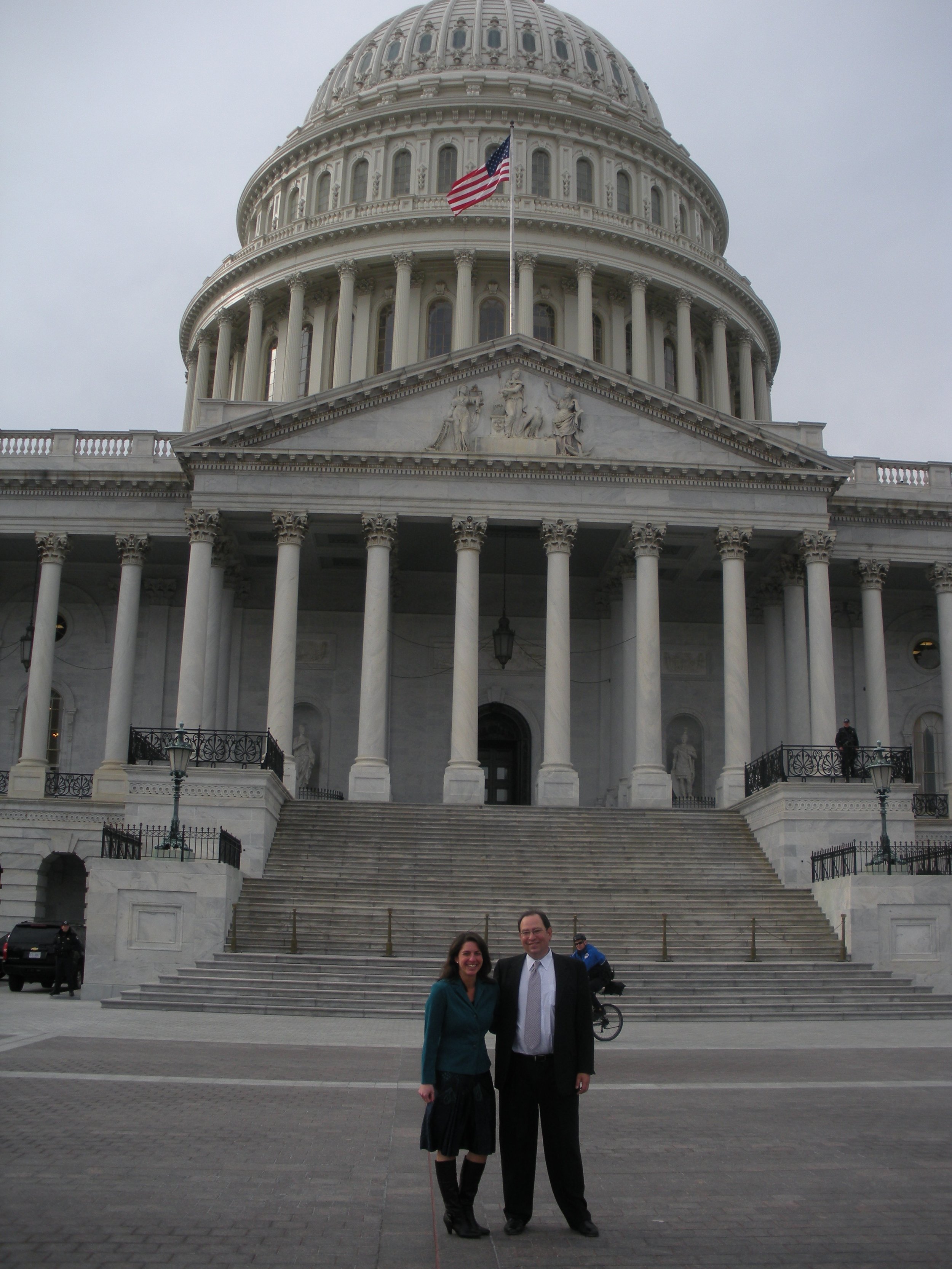  Angie Rosser and Peter Marx at the first annual Lobby Day in 2013 
