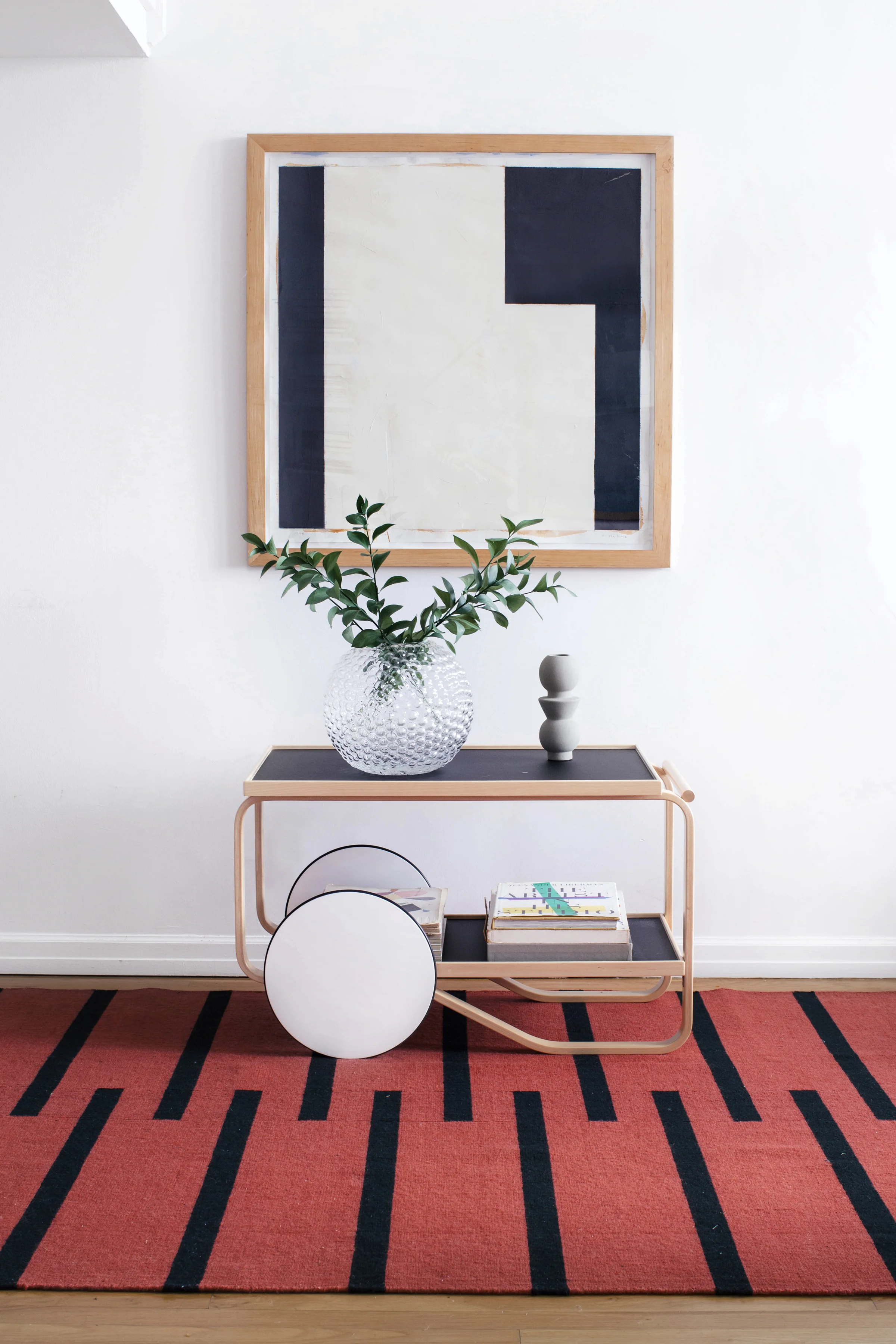 Tiger Red/Black Manhattan apartment