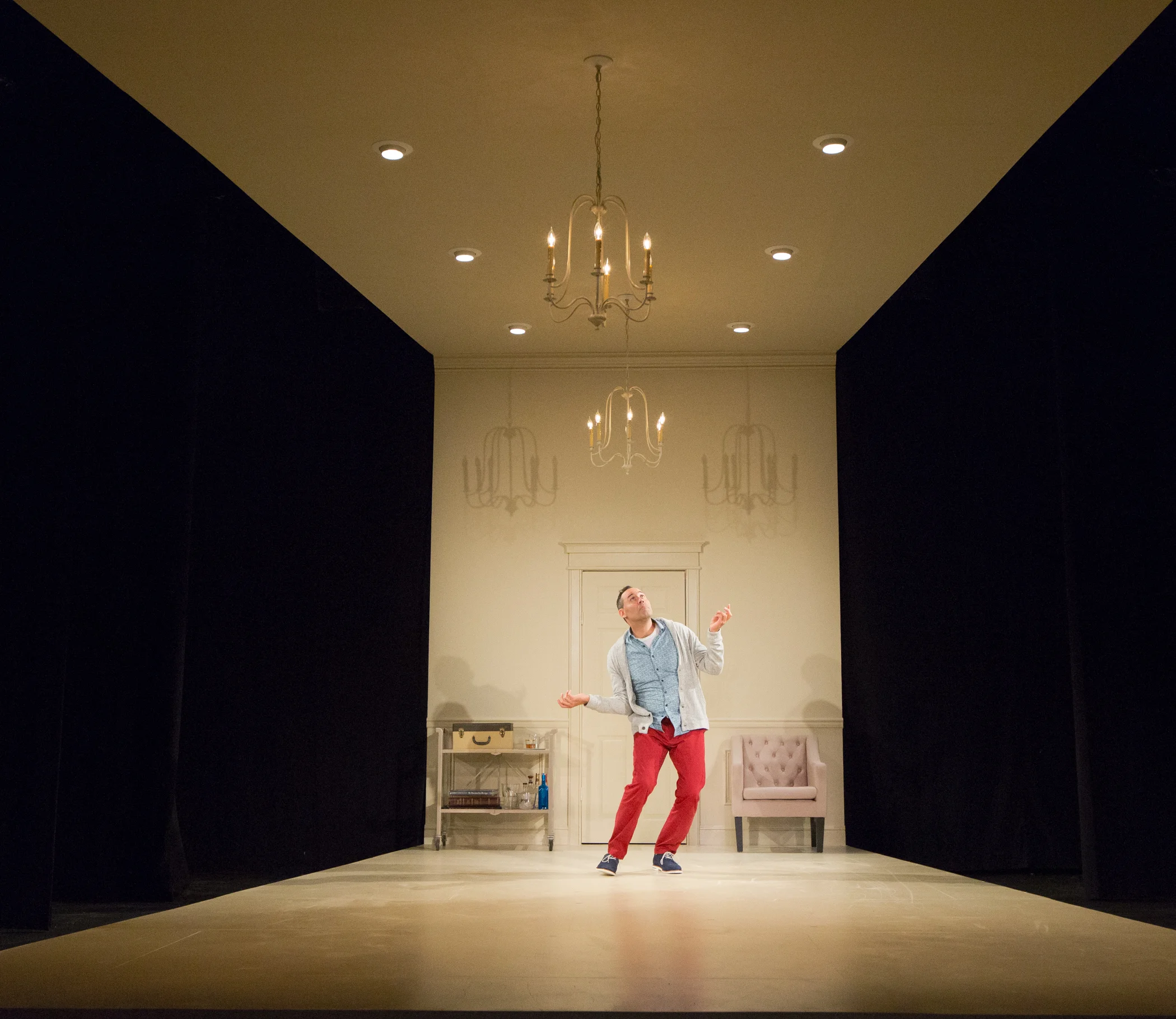 Dito van Reigersberg in Buyer & Cellar . Photo by Mark Garvin.