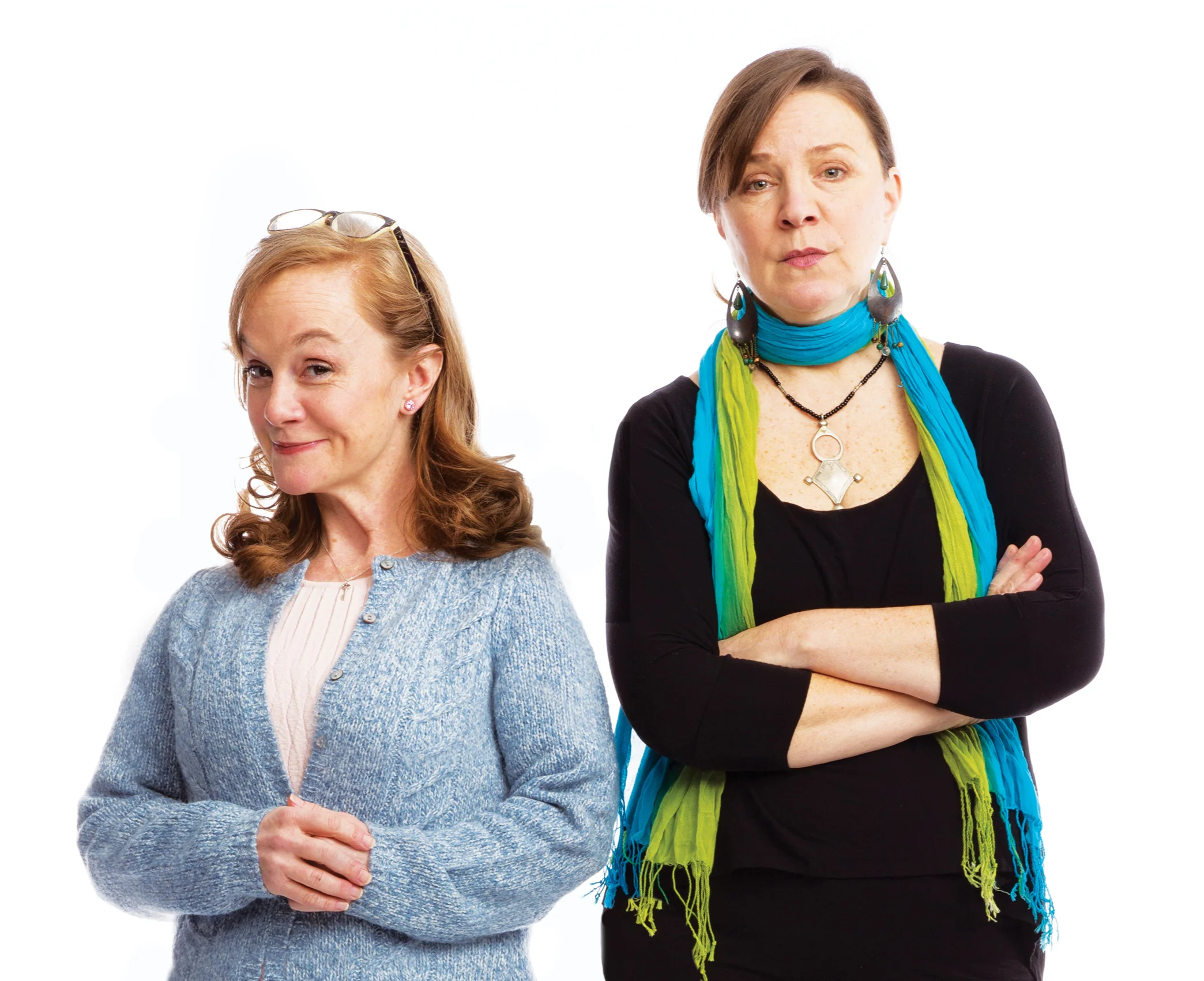 Pictured (l-r): Jennifer Childs and Grace Gonglewski in Jen Silverman’s The Roommate. Photo by Mark Garvin