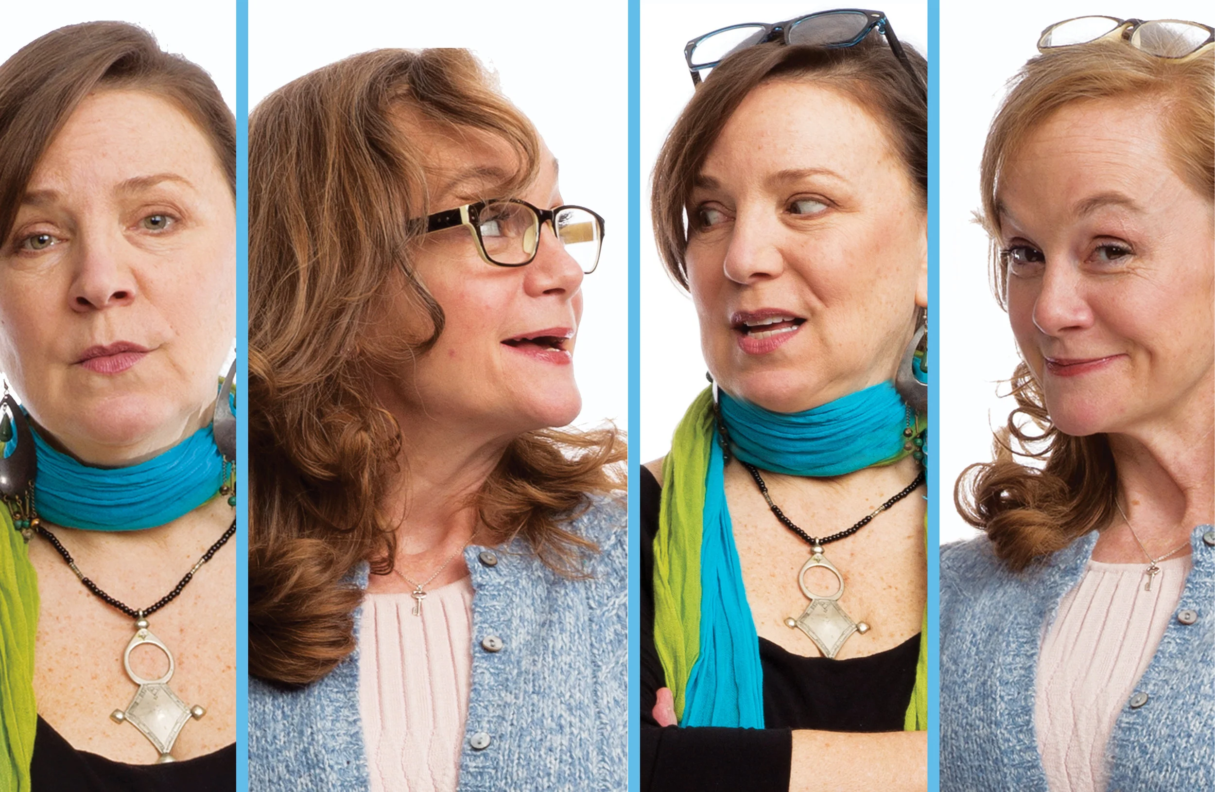 Grace Gonglewski and Jennifer Childs in Jen Silverman’s The Roommate . Photos by Mark Garvin.
