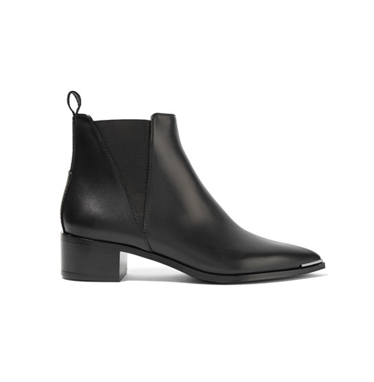 Leather ankle boots