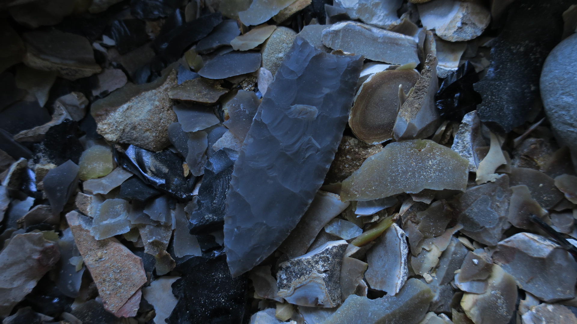 Raw Georgetown Clovis point made by me