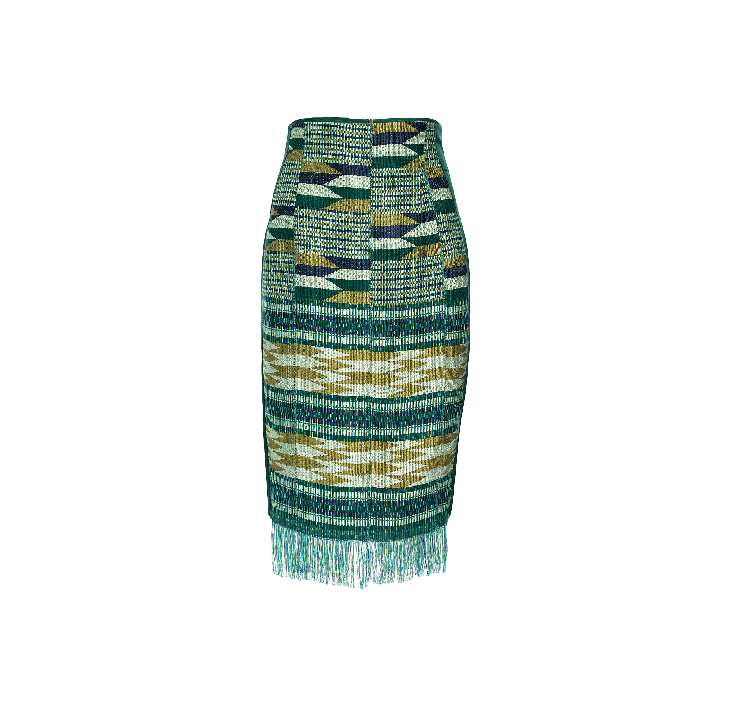 Kente No. 9 Pencil Skirt
