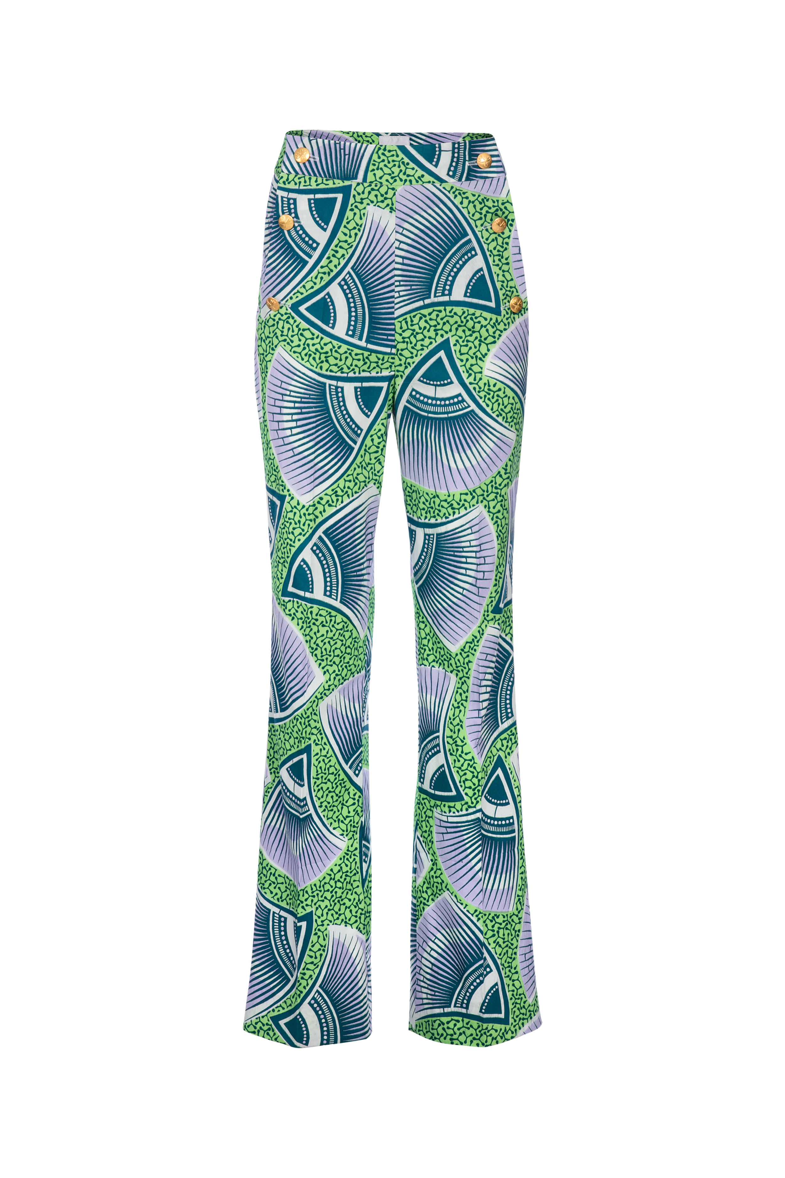 Coral Green High-Rise Trouser