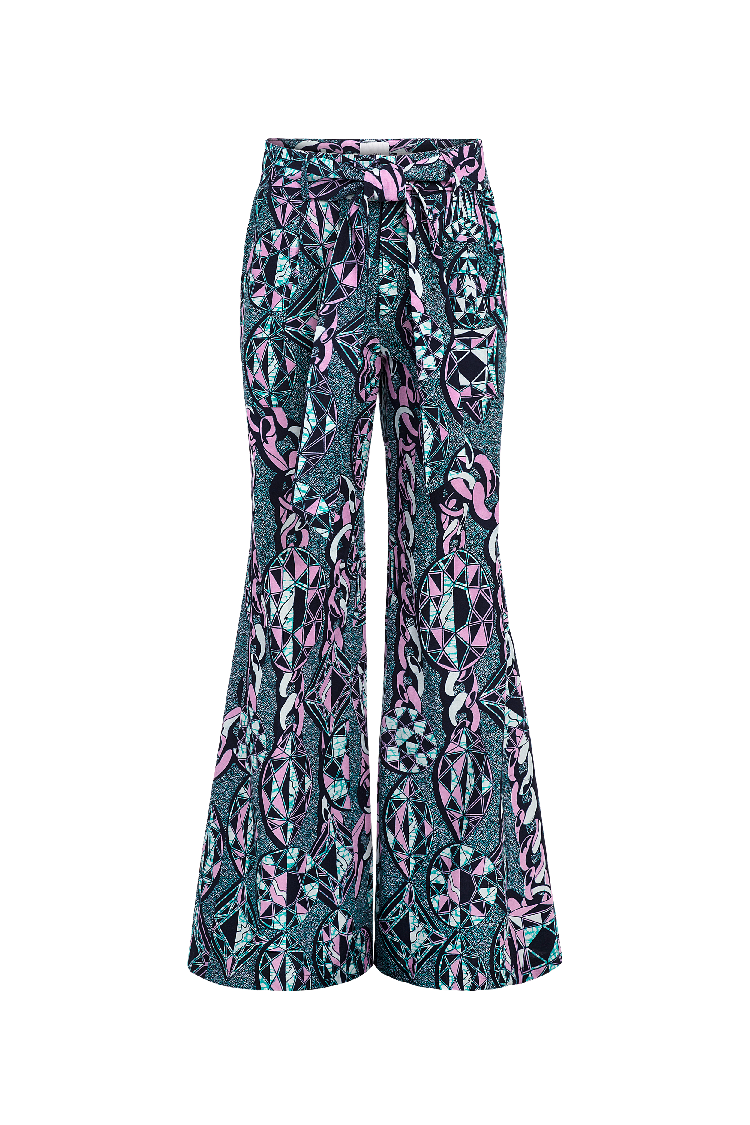 Candy Pink High-Waisted Trousers