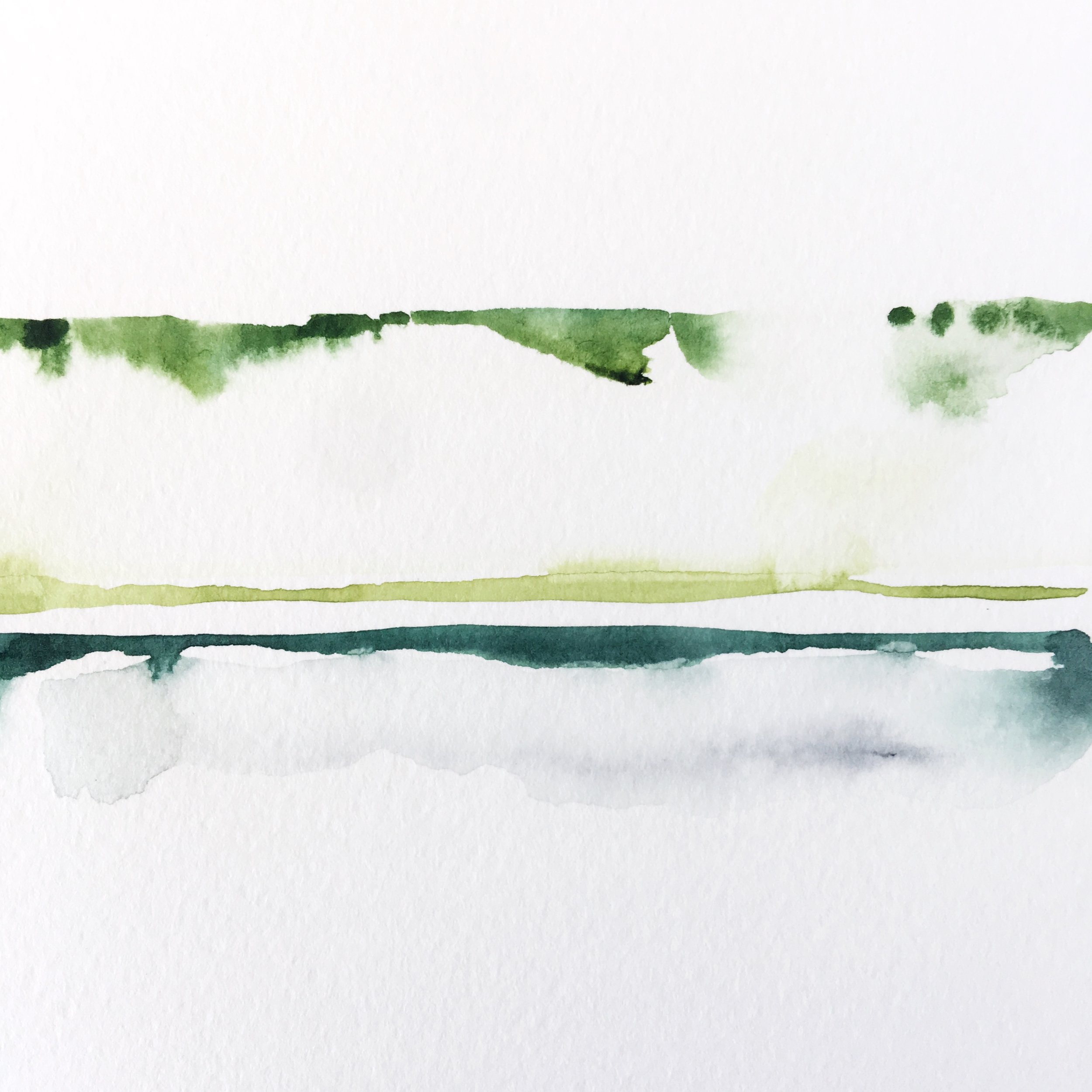 How to use your paper for white objects in watercolor