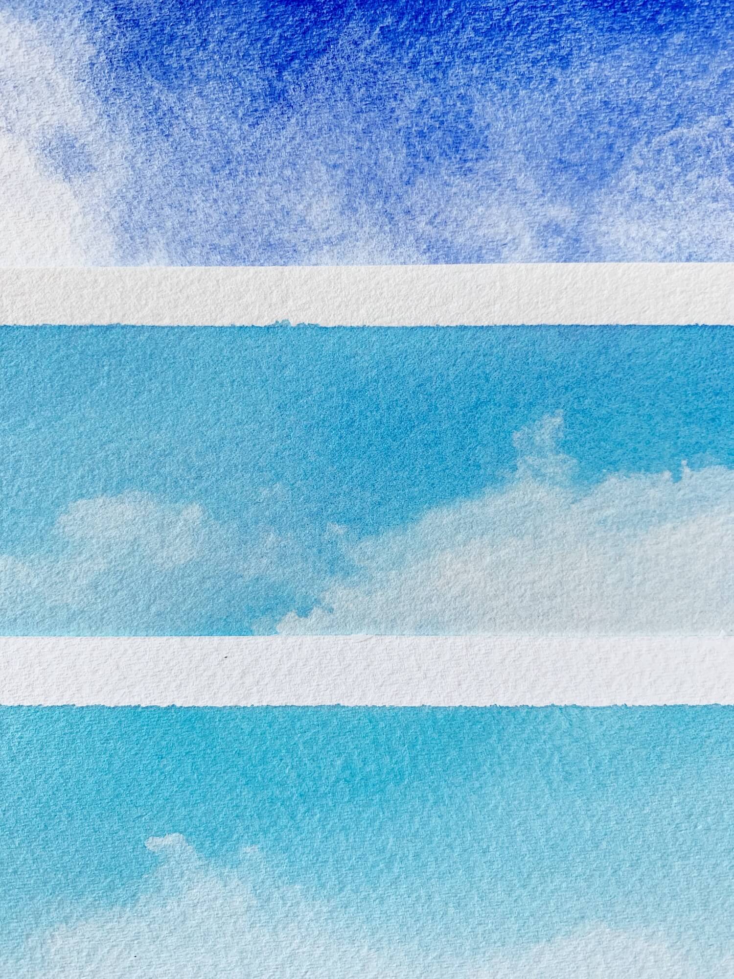 2 Ways To Watercolor Blue Skies and One Important Lesson | Susan Chiang