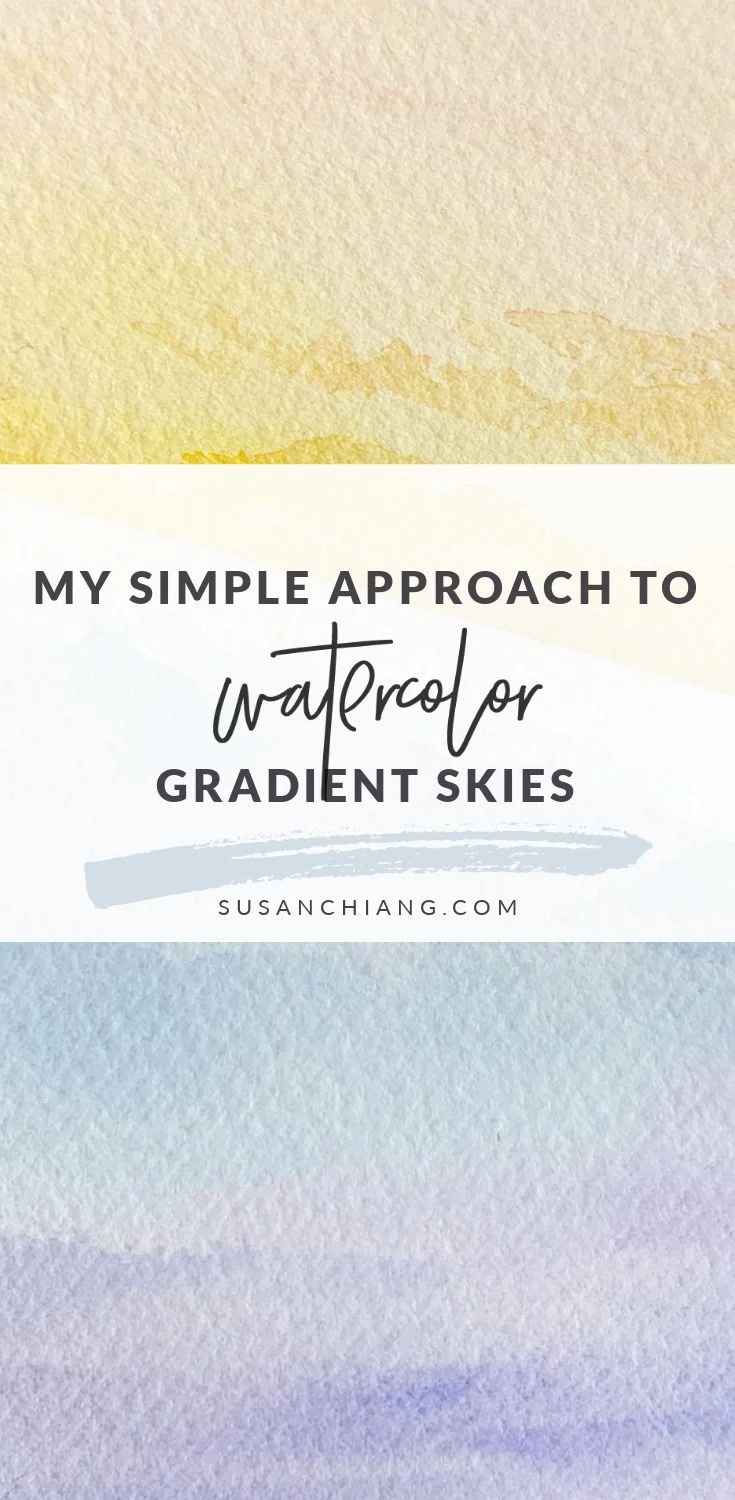 Watercolor Gradient Skies Pinterest