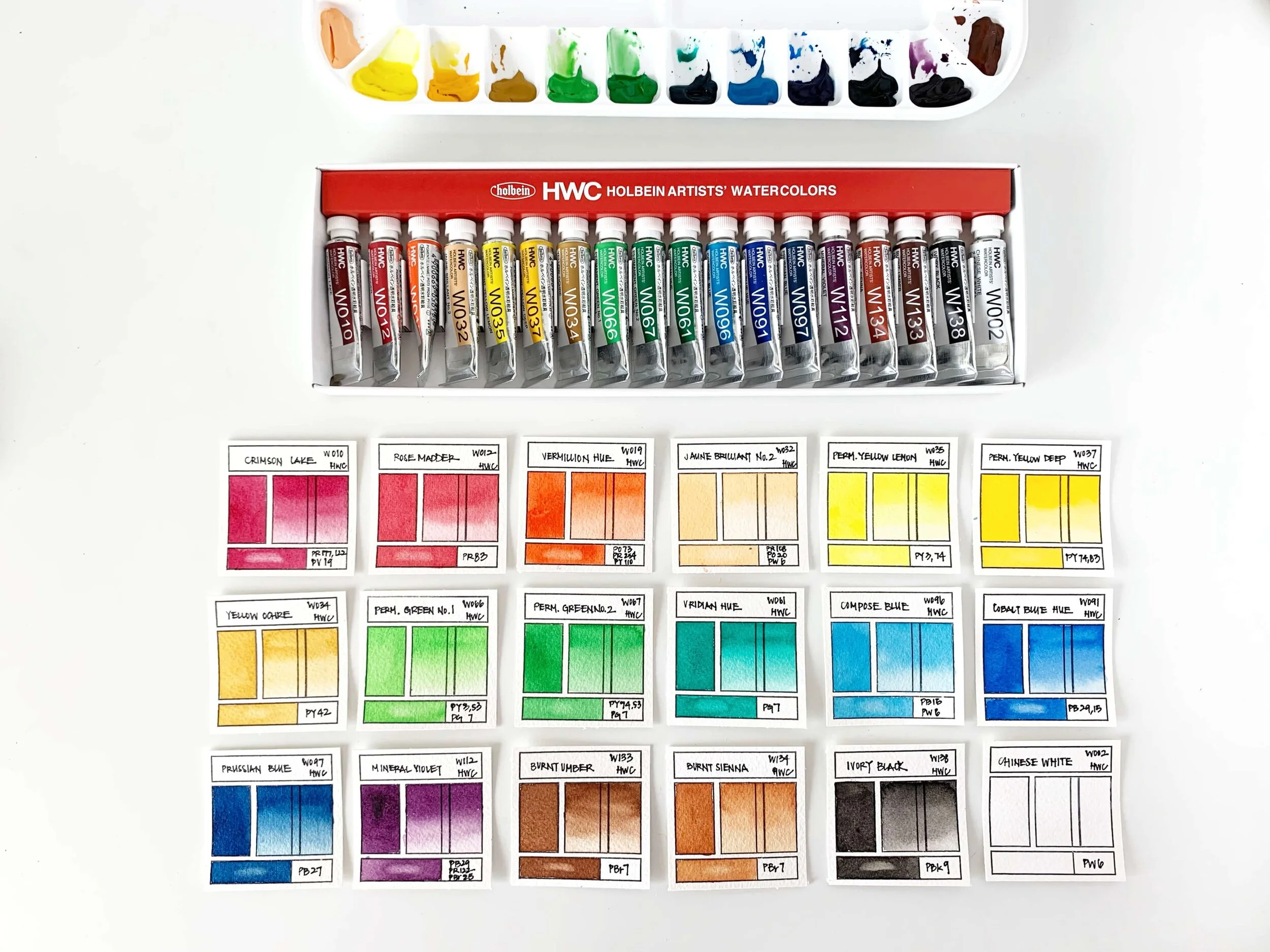 Swatching Holbein Watercolors My First Impressions Susan Chiang Swatching Holbein Watercolors My First Impressions Susan Chiang