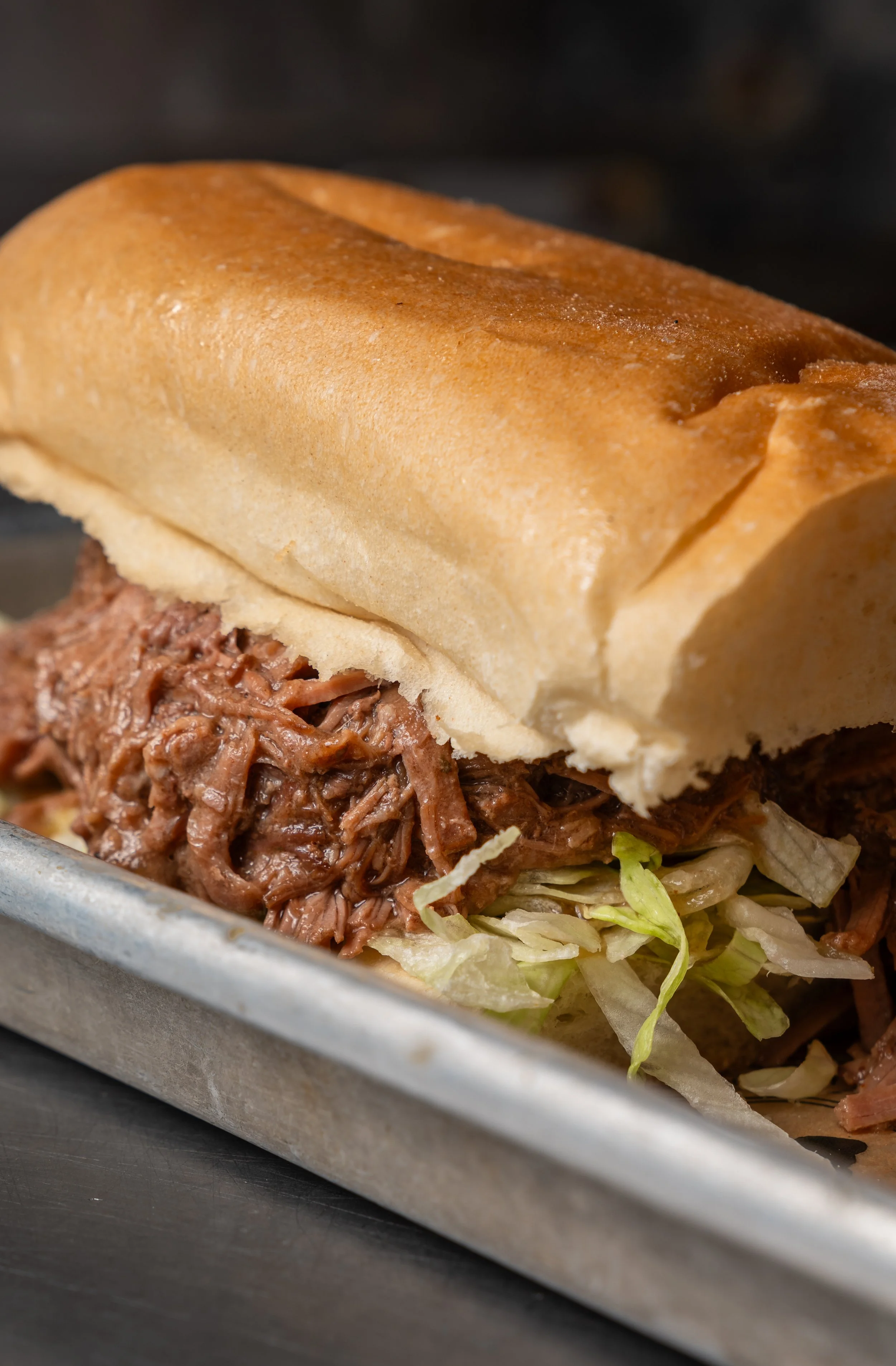 Six Hours. Rich Gravy. One Serious Roast Beef Poboy.