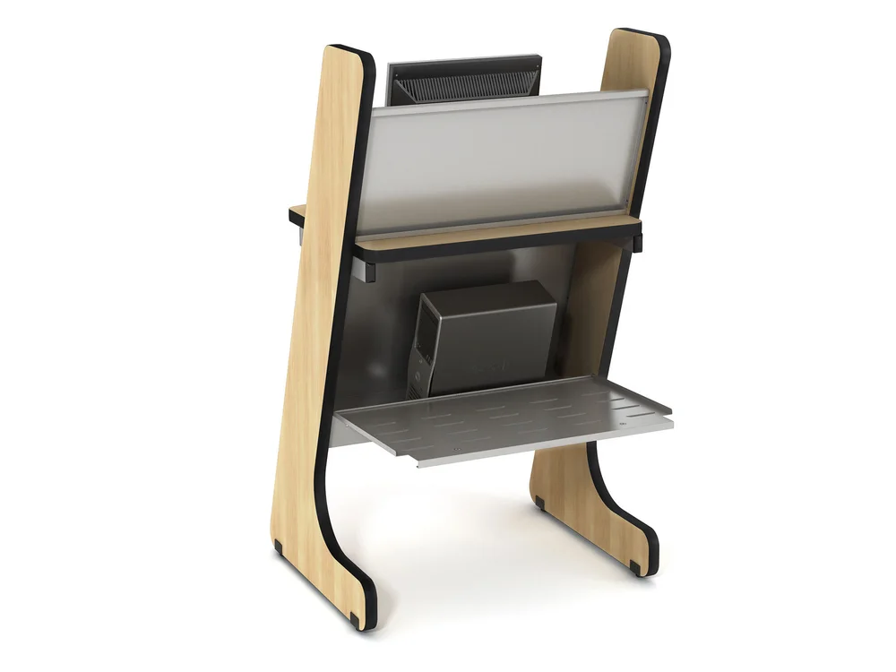 Computer Work Kiosk Kiosk Computer Workbench