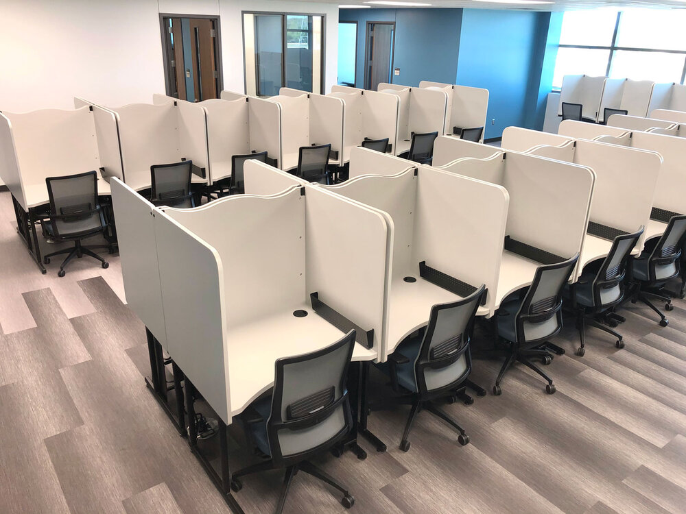 Pearson Vue Testing Carrels